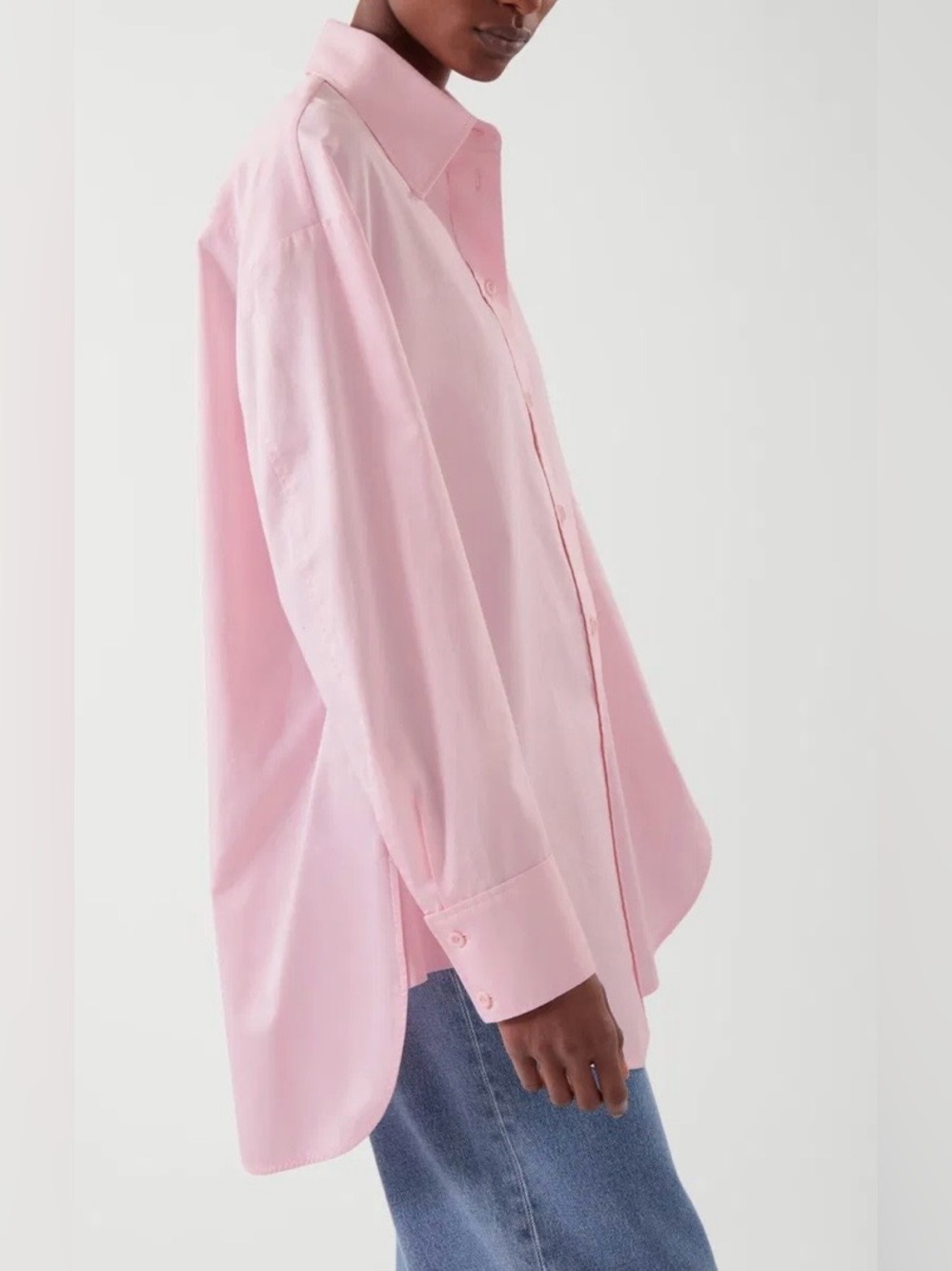 COS Pink Oversized Button-Down size 4 - Picture 2 of 14